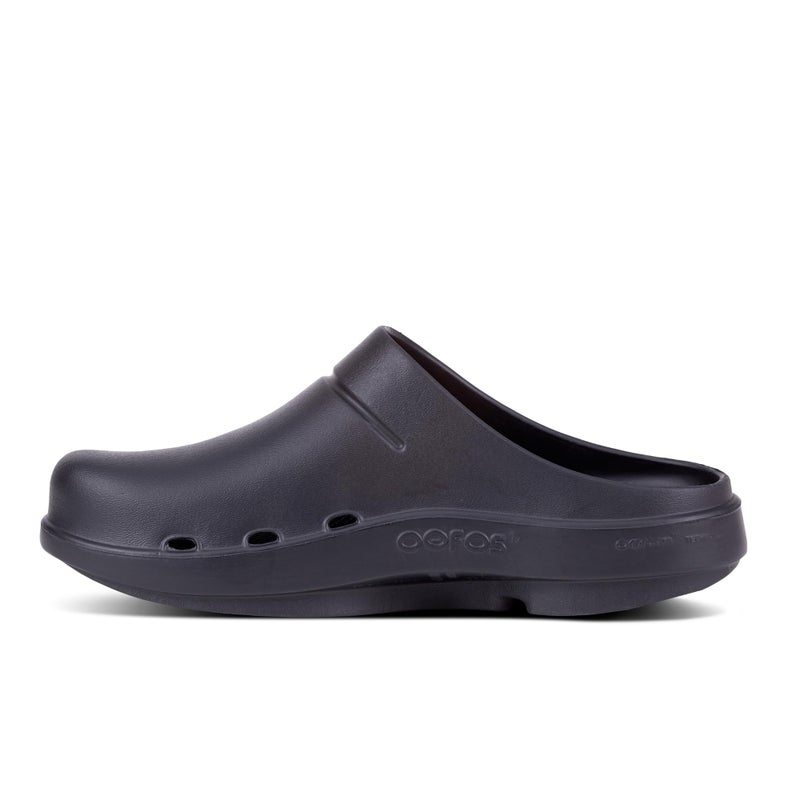 OOFOS OOcloog Recovery Clog, Black - Womenâ€™s Size 10, Menâ€™s Size 8 - Image 3